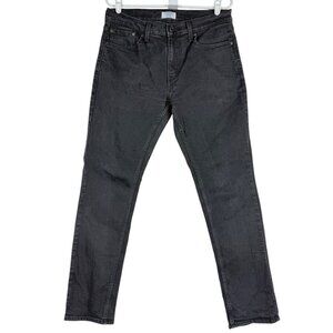 Denizen From Levi's Men's 216 Slim 5-Pocket Stretch Black Denim Jeans Size 33x32